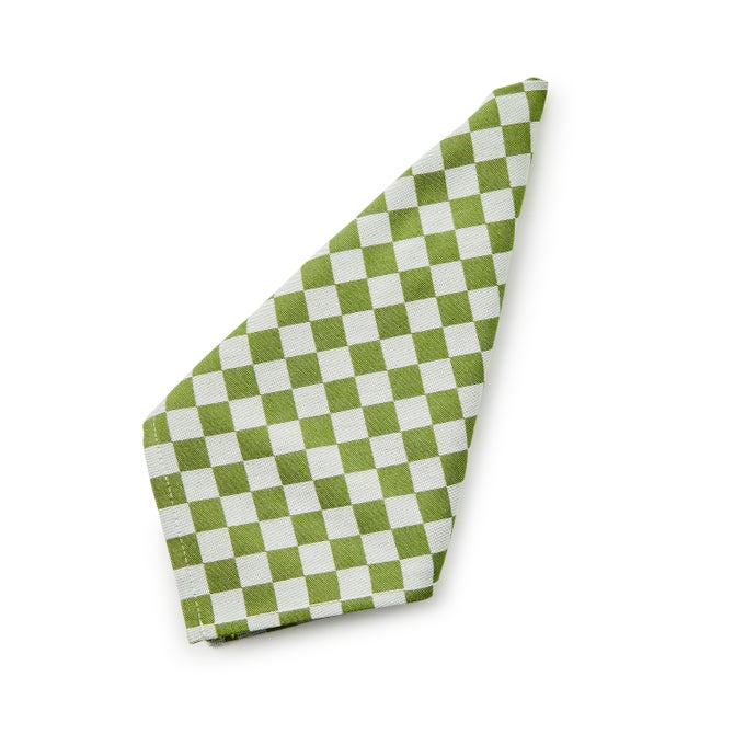 Green Check Napkin, Set of 4 image number 0