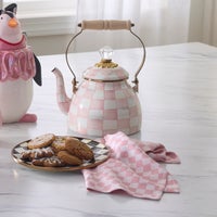 Pink Check Napkin, Set of 4