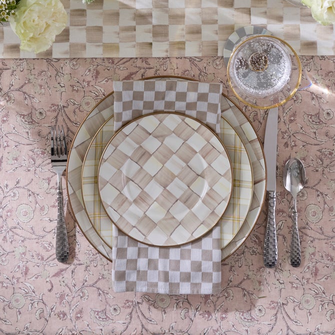 Flax Check Napkin, Set of 4 image number 8