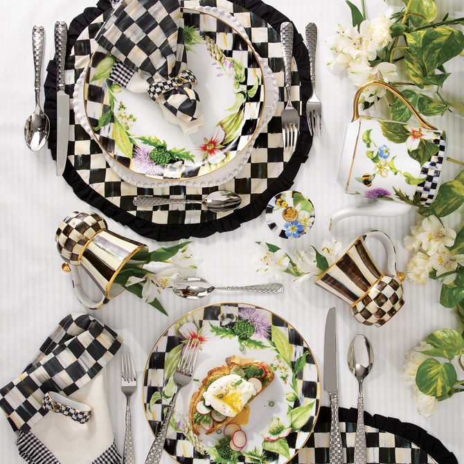 Courtly Check Cotton Napkin image number 6