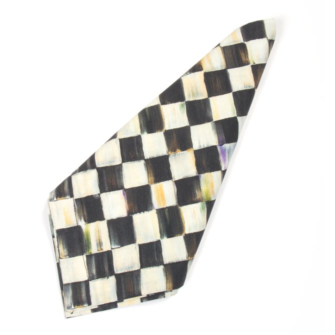 Courtly Check Cotton Napkin image number 0