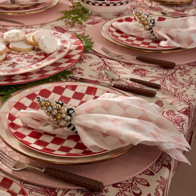 Rosy Check Napkin image number 2