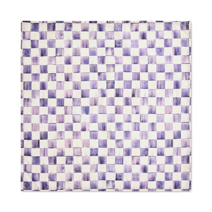 Violet Check Napkin