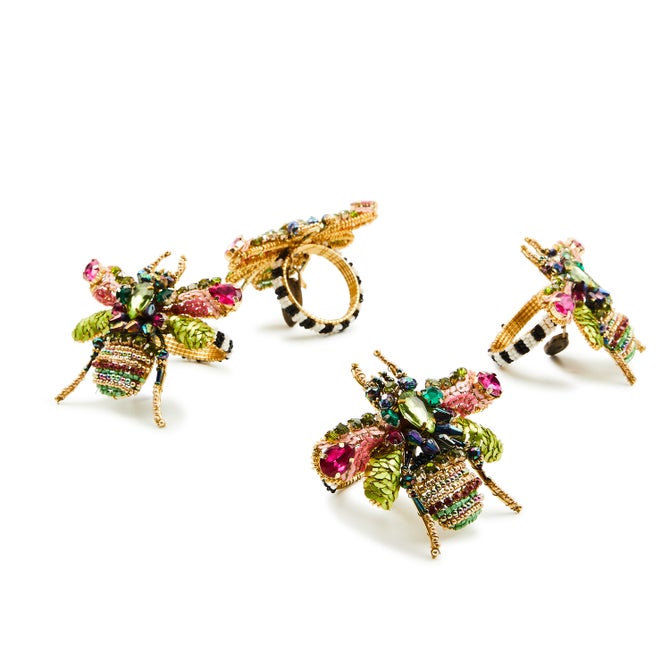 Beetle Napkin Rings, Set of 4 image number 0