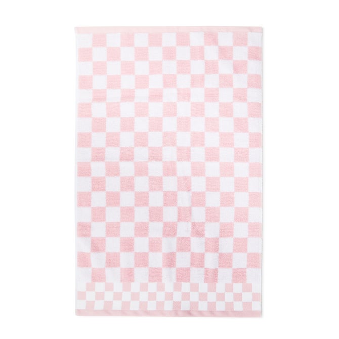 Rosy Check Hand Towel image number 3