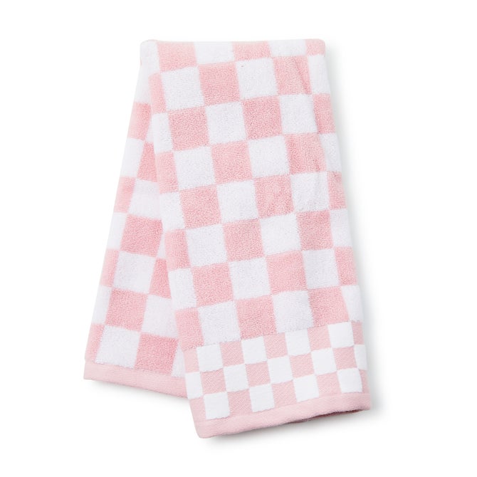Rosy Check Hand Towel image number 0