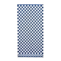 Indigo Check Bath Towel
