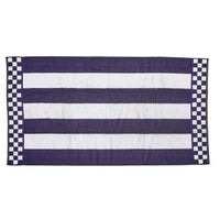 Violet Stripe Bath Towel