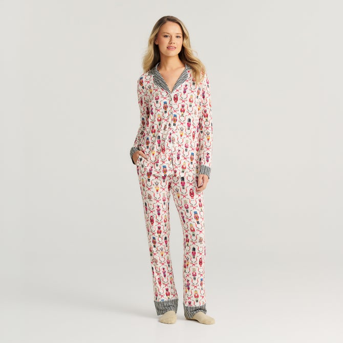 Posh Peanut Nutcrackers Women's Pajama Set image number 0