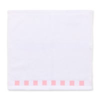 Washcloth with Rose Check Border