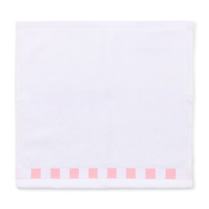 Washcloth with Rose Check Border image number 2