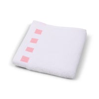 Washcloth with Rose Check Border