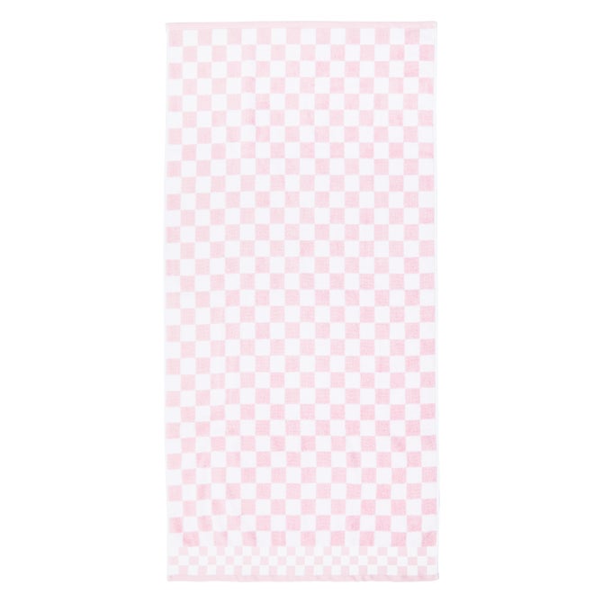 Rosy Check Bath Towel image number 2