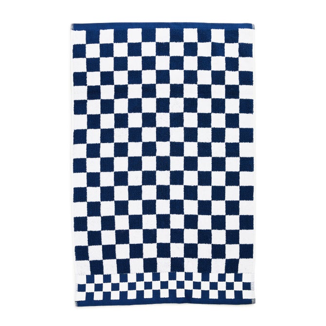 Indigo Check Hand Towel image number 2