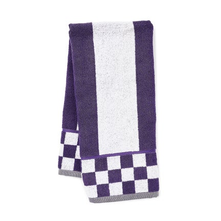 Violet Stripe Hand Towel