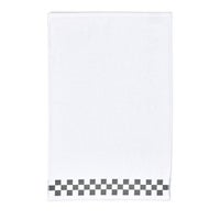 Hand Towel with Grey Check Border