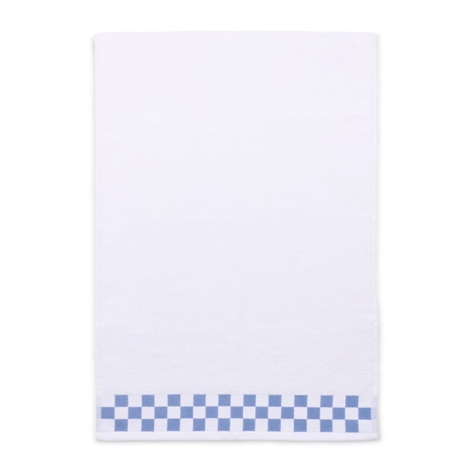 Hand Towel with French Blue Check Border image number 2