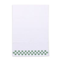 Hand Towel with Sage Green Check Border