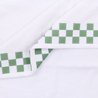 Hand Towel with Sage Green Check Border