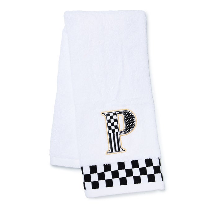 Monogram "P" Check Hand Towel image number 0