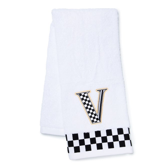 Monogram "V" Check Hand Towel image number 0