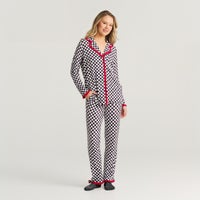 Posh Peanut Courtly Check Women's Pajama Set