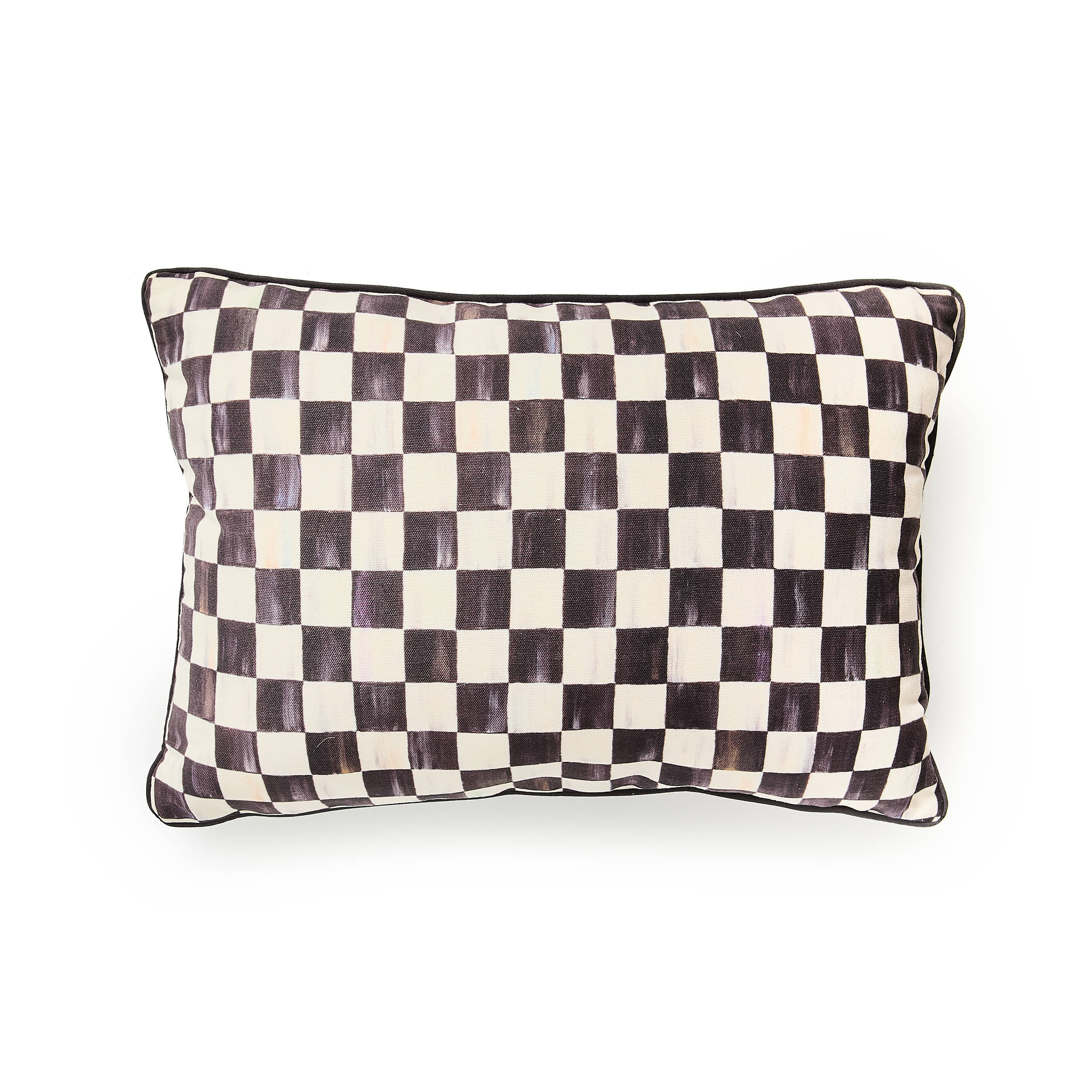 MacKenzie-Childs Courtly Check Lumbar Pillow - Thumbnail 3