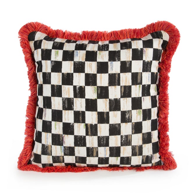 Courtly Check Spindle Outdoor Accent Pillow image number 0