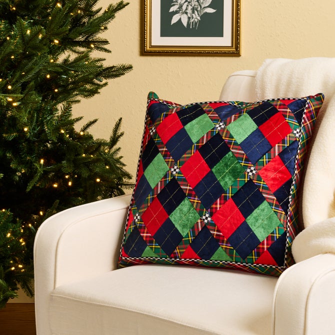 Timeless Tartan Throw Pillow image number 1