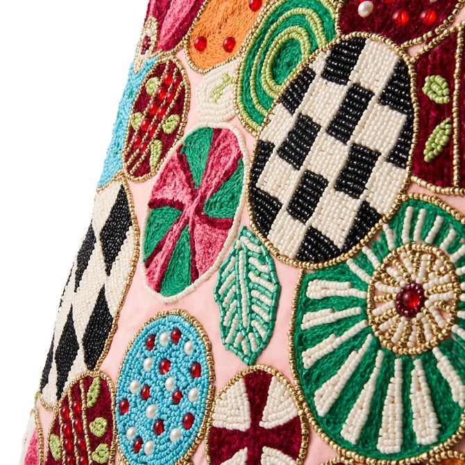 Confetti Jolly Ornament Throw Pillow image number 2