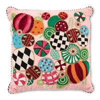 Confetti Jolly Ornament Throw Pillow