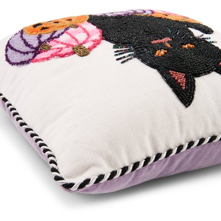 Hocus Pocus Cat Throw Pillow