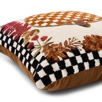 Check Pumpkin Throw Pillow