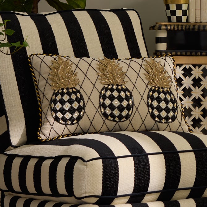 Pineapple Ivory Lumbar Pillow image number 1