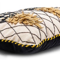 Pineapple Ivory Lumbar Pillow