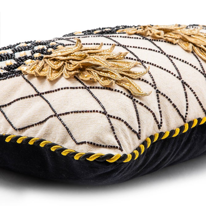 Pineapple Ivory Lumbar Pillow image number 2