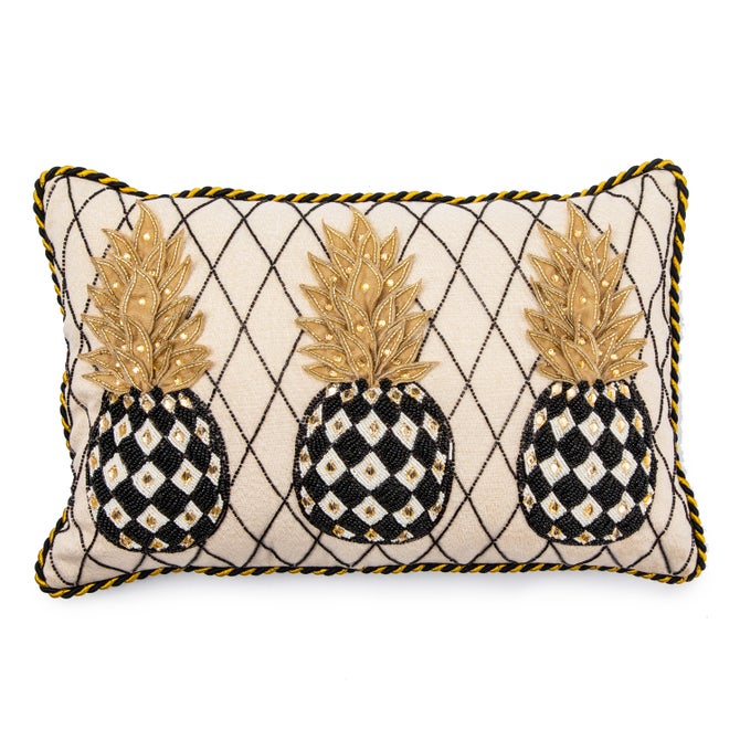 Pineapple Ivory Lumbar Pillow image number 0