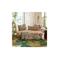 Courtly Flower Market Lumbar Pillow