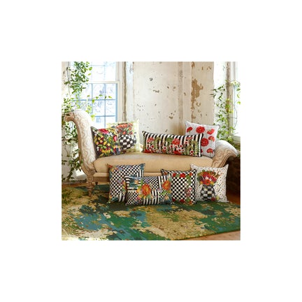 Courtly Flower Market Lumbar Pillow