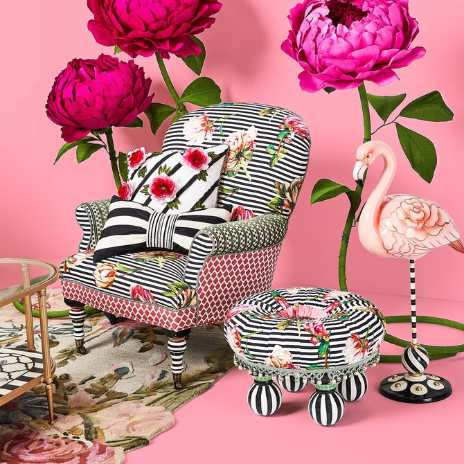Marquee Bow Throw Pillow image number 1