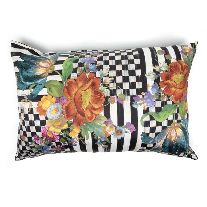 Courtly Flower Market Lumbar Pillow image number 0