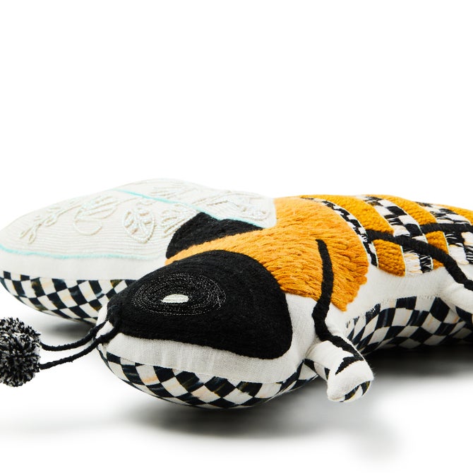 Bee Shaped Throw Pillow image number 1