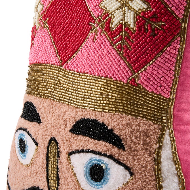 Nutcracker Shaped Throw Pillow image number 3