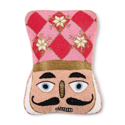 Nutcracker Shaped Throw Pillow