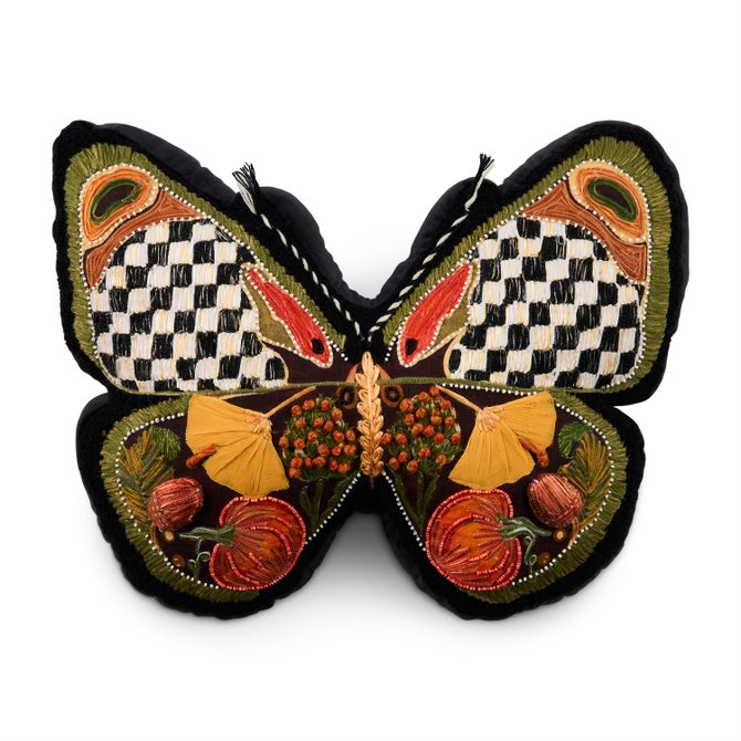 Harvest Moth Shaped Pillow image number 0