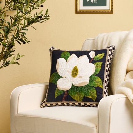Magnolia Throw Pillow