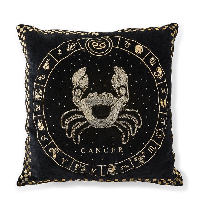 Cancer Zodiac Throw Pillow image number 0