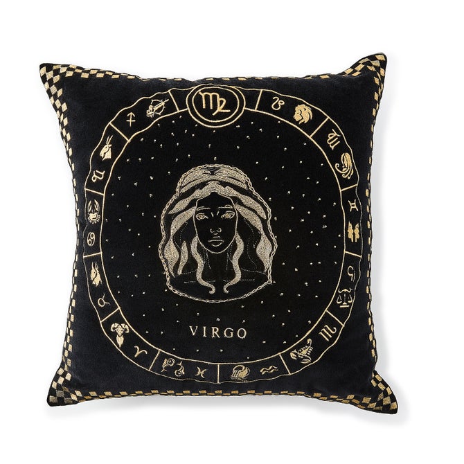 Virgo Zodiac Throw Pillow image number 0