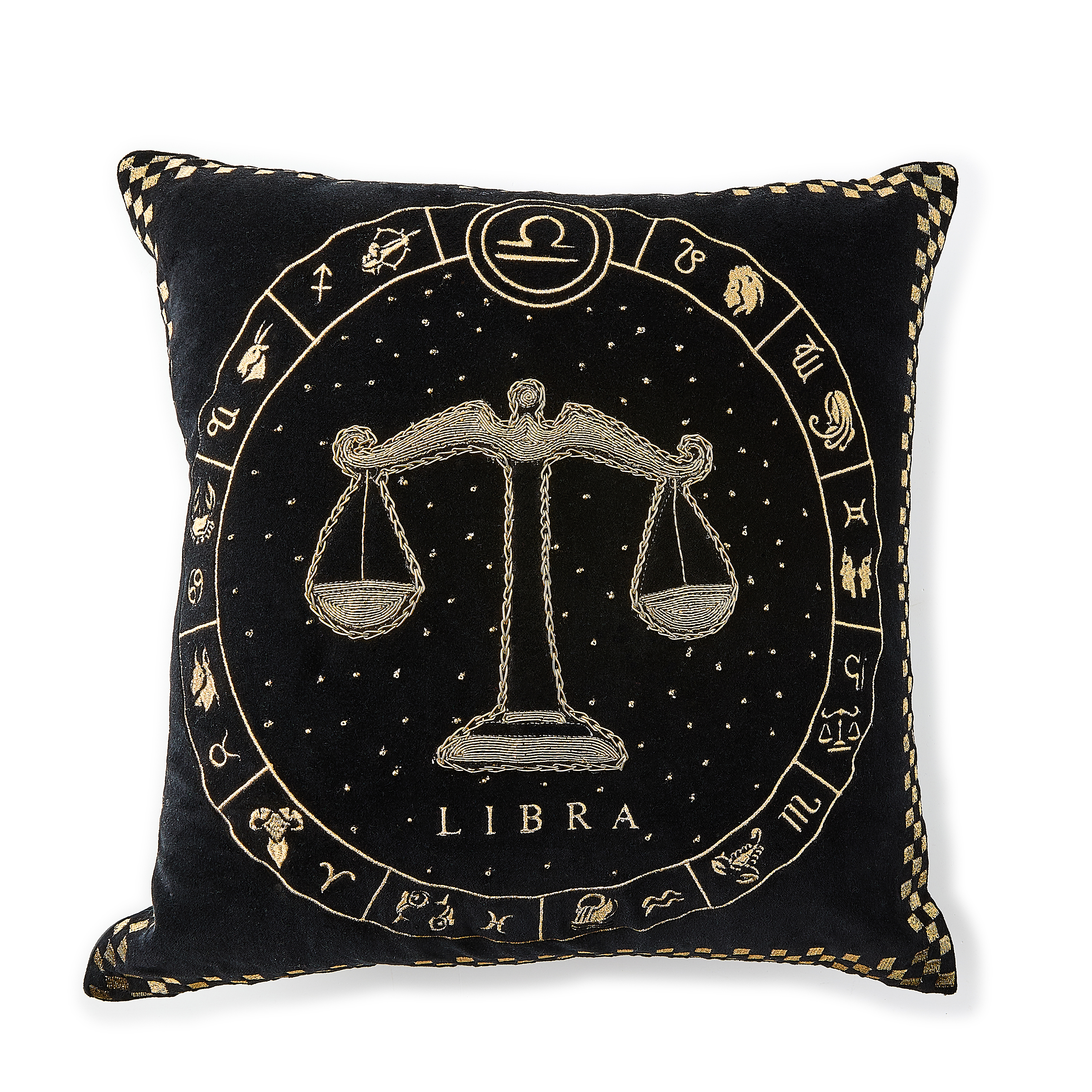 MacKenzie-Childs Zodiac Throw Pillow