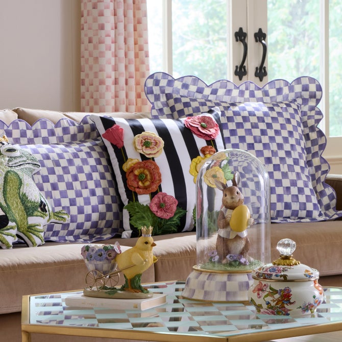 Spring Bouquet Throw Pillow image number 1